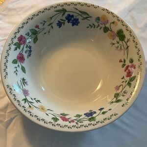 Farberware Multicolor Floral Ceramic Bowl